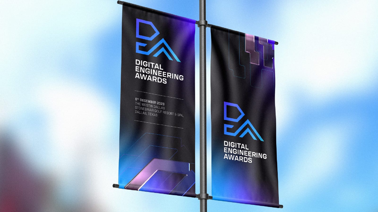 Digital Engineering Awards event branding banners