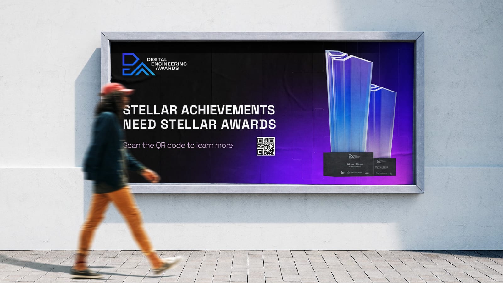 Digital Engineering Awards billboard branding
